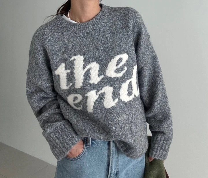 Ripple - Korean Women Fashion - #vintagekidsstyle - The End Knit Sweater