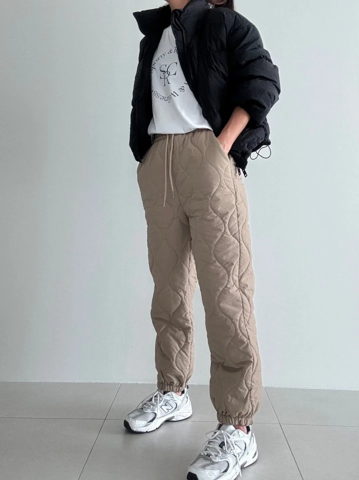 Ripple - Korean Women Fashion - #vintagekidsstyle - Padding Pants - 3