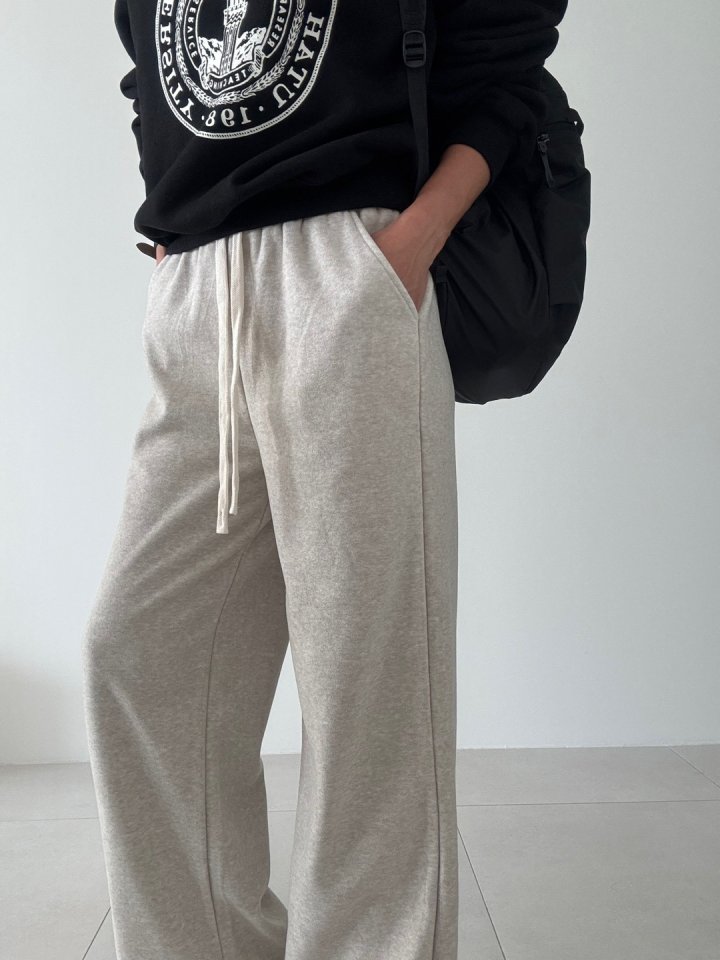 Ripple - Korean Women Fashion - #womensfashion - Pigment Fleece Pants