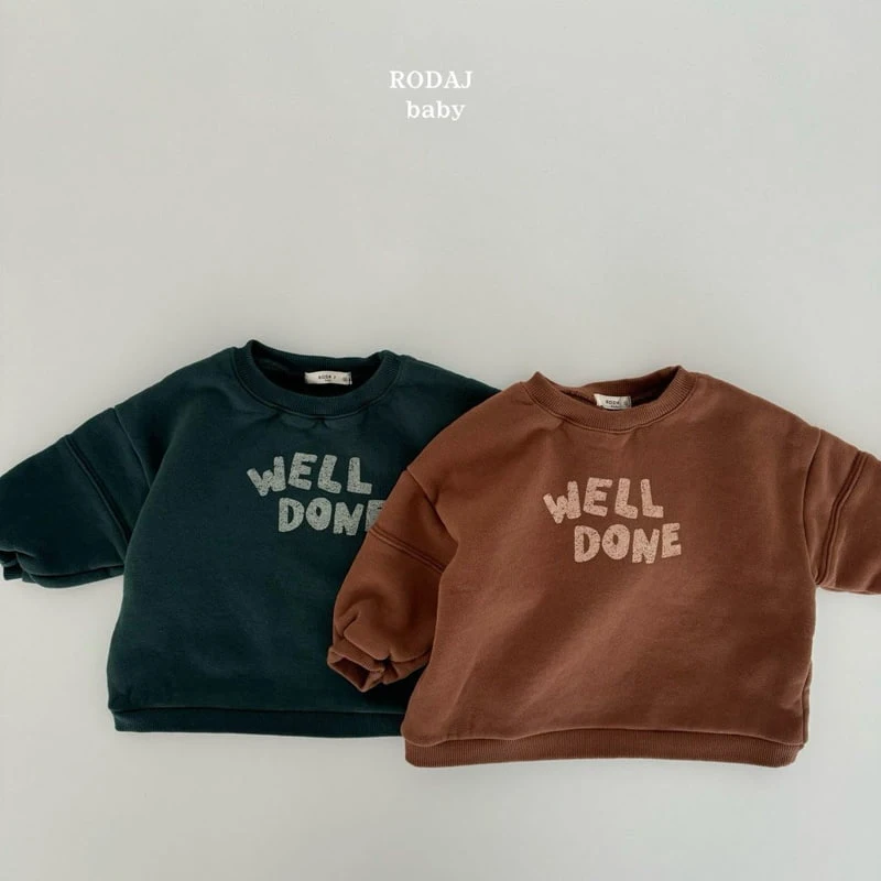 Roda J - Korean Baby Fashion - #babywear - Bebe B Well Done Sweatshirt