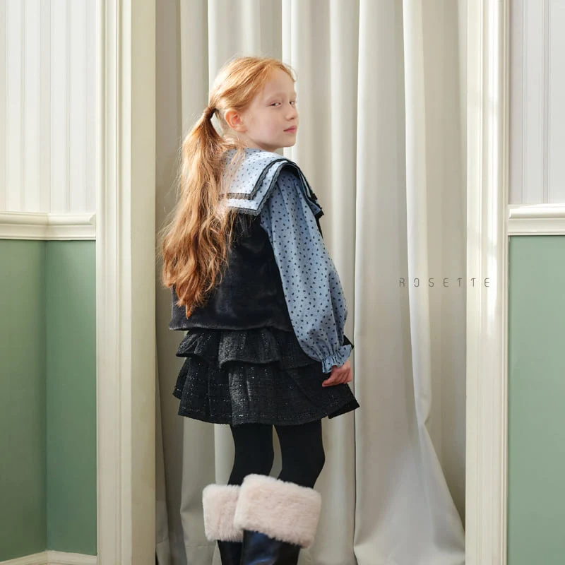 Rosette - Korean Children Fashion - #childofig - Rose Winter Vest - 12