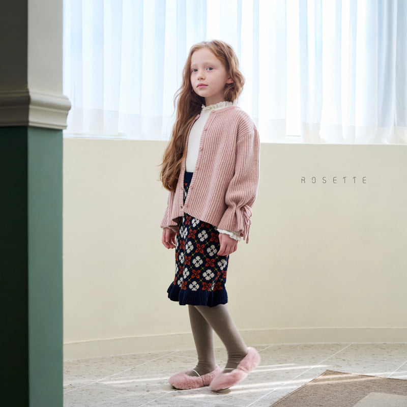 Rosette - Korean Children Fashion - #childofig - Cliff Knit Skirt - 5