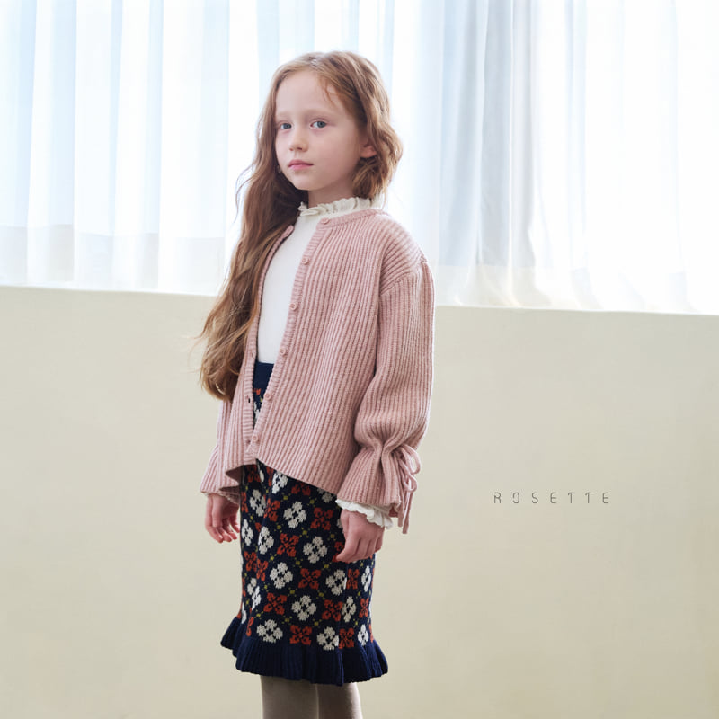 Rosette - Korean Children Fashion - #designkidswear - Cliff Knit Skirt - 8