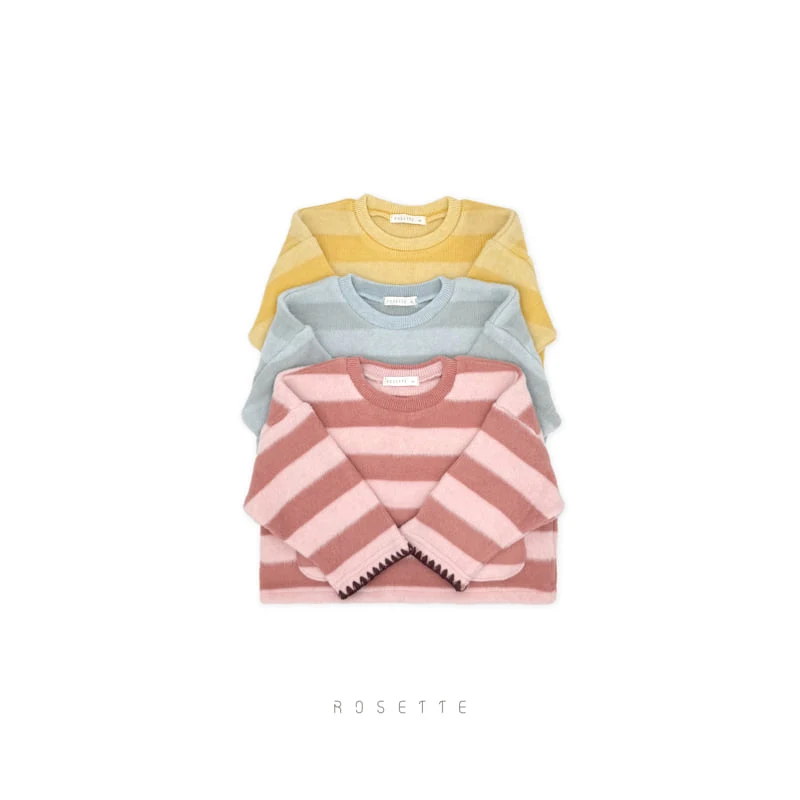 Rosette - Korean Children Fashion - #minifashionista - Buddy Stripe Tee