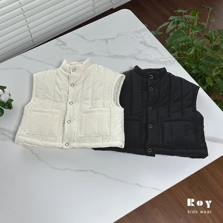 Roy - Korean Baby Fashion - #babyfever - Vertical Padded Vest - 4