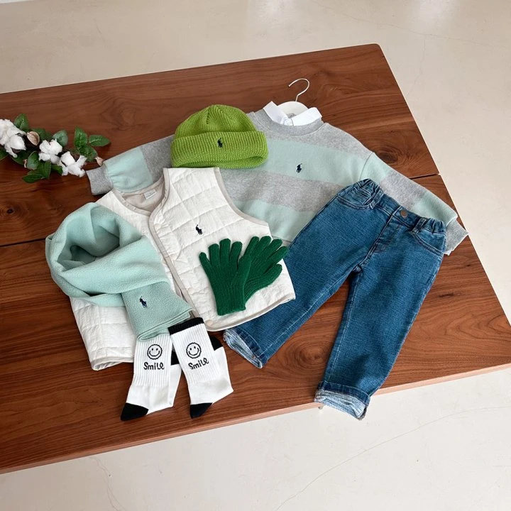 Roy - Korean Children Fashion - #designkidswear - Slim Fleece Denim Pants - 4