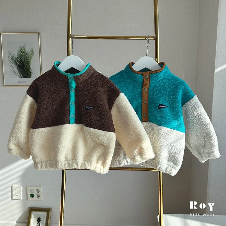 Roy - Korean Children Fashion - #fashionkids - Roy Fleece Pullover (with Mom)