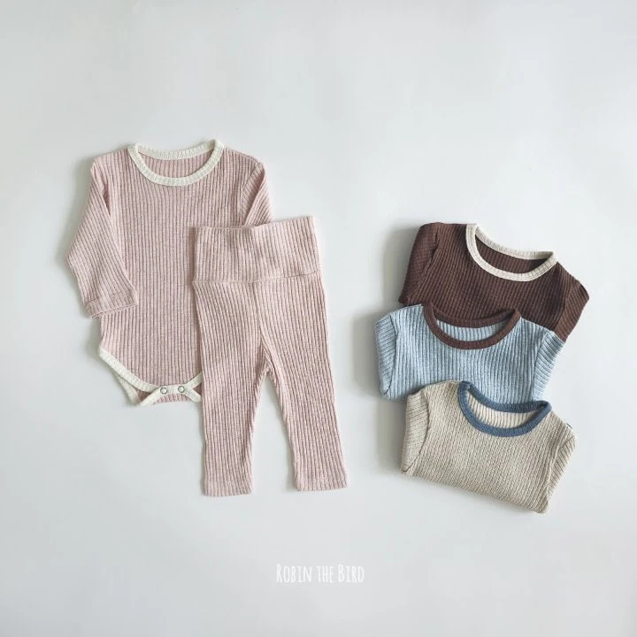 Saerobin - Korean Baby Fashion - #babyoninstagram - Modal Rib Bodysuit with Leggings