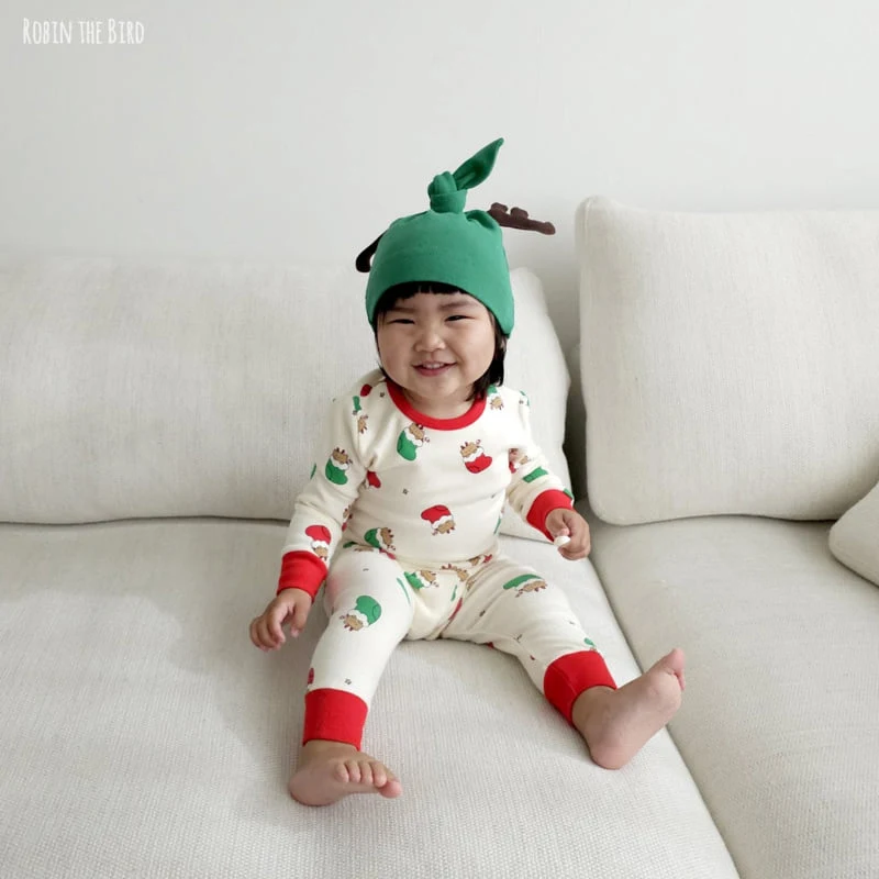 Saerobin - Korean Baby Fashion - #babyoutfit - Rudolph Hat - 3