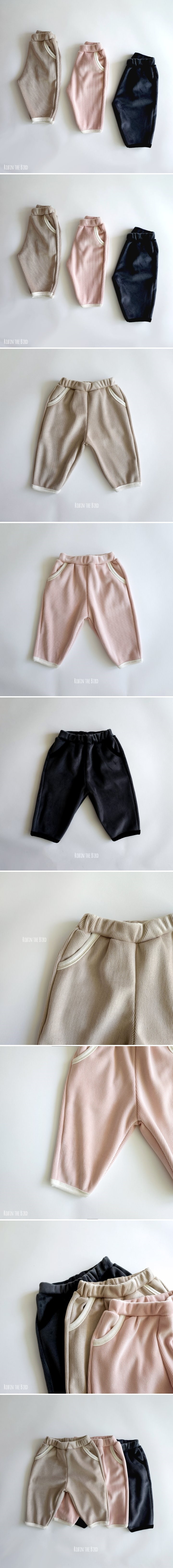 Saerobin - Korean Children Fashion - #littlefashionista - Fleece Corduroy Slacks - 2