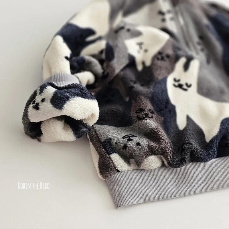 Saerobin - Korean Children Fashion - #toddlerclothing - Cat Camo Fleece Anorak - 7