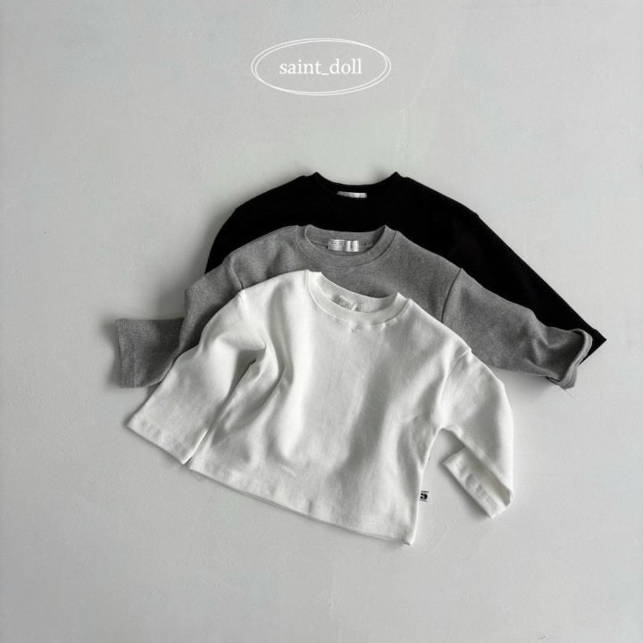 Saint Doll - Korean Children Fashion - #Kfashion4kids - Thick Basic Tee