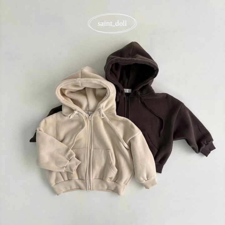 Saint Doll - Korean Children Fashion - #Kfashion4kids - Winter Hooded Zip-up With Mom - 9