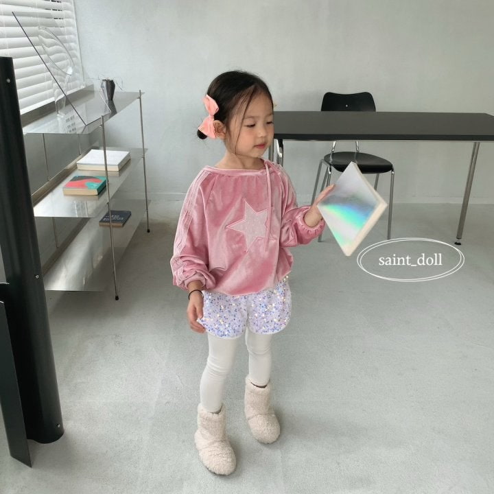 Saint Doll - Korean Children Fashion - #Kfashion4kids - Twinkle Velvet Sweatshirt - 3