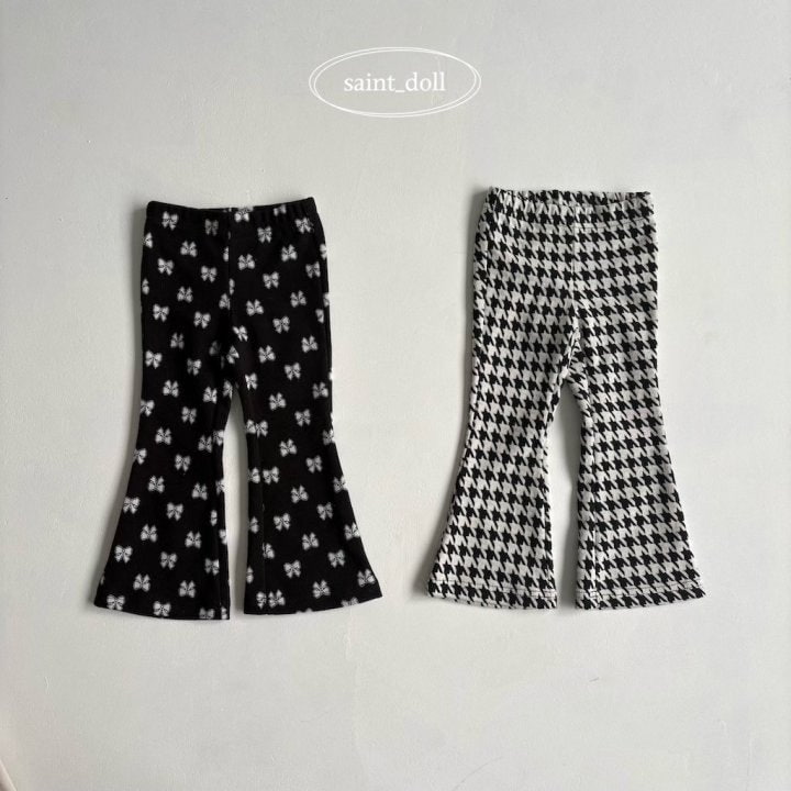 Saint Doll - Korean Children Fashion - #childofig - Pattern Bootcut Pants