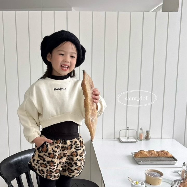 Saint Doll - Korean Children Fashion - #childofig - Bonjour Sweatshirt - 9