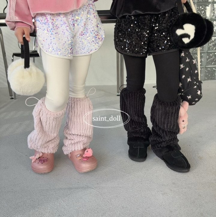 Saint Doll - Korean Children Fashion - #childofig - Bling Winter Short - 5