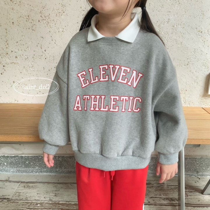 Saint Doll - Korean Children Fashion - #childrensboutique - Eleven Collar Sweatshirt