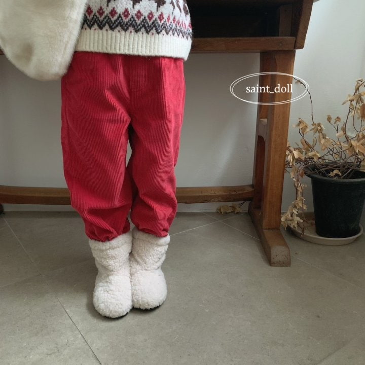 Saint Doll - Korean Children Fashion - #designkidswear - Corduroy Pants With Mom - 2