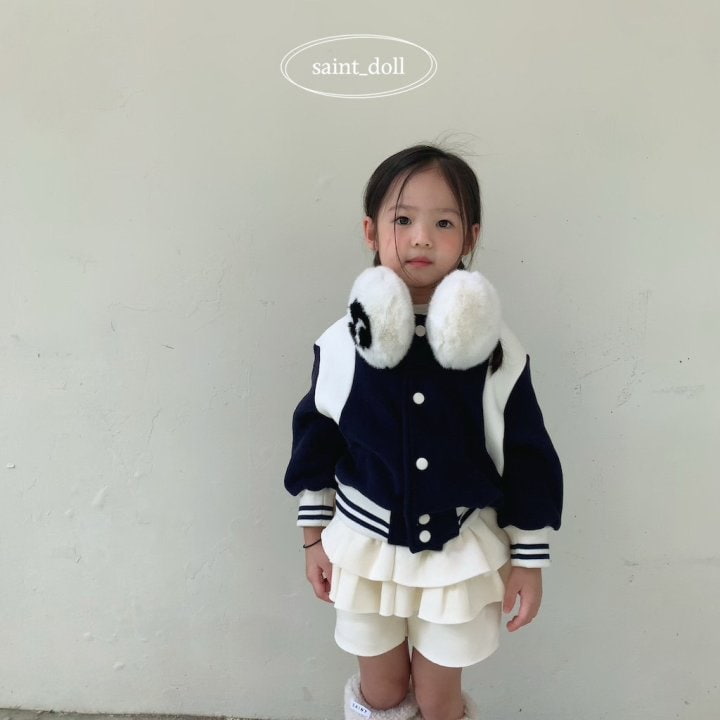 Saint Doll - Korean Children Fashion - #discoveringself - Eight Baseball Jumper - 5