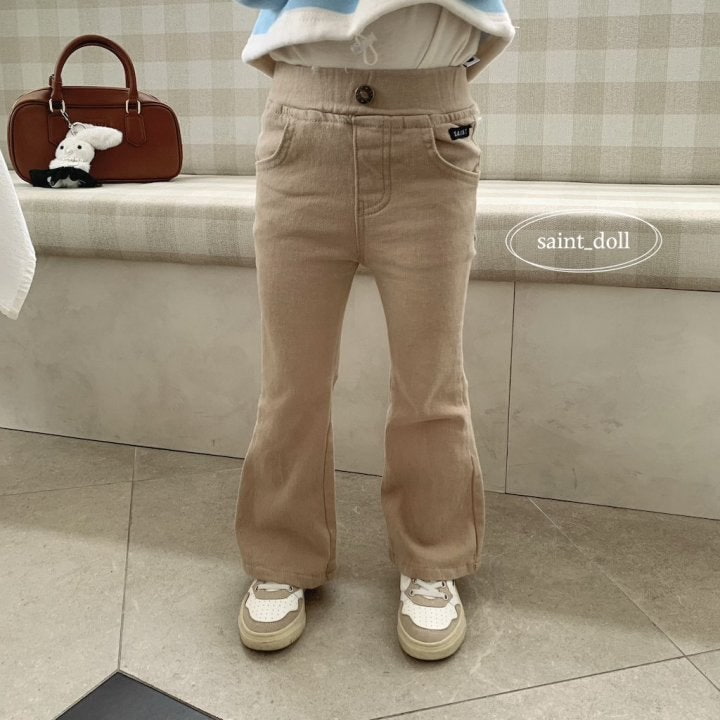 Saint Doll - Korean Children Fashion - #discoveringself - Brushed Bootcut Pants