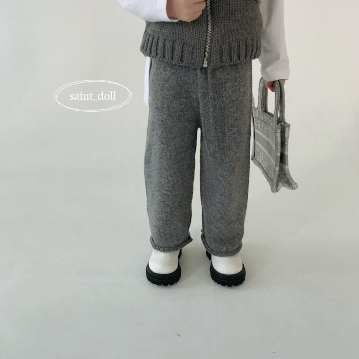 Saint Doll - Korean Children Fashion - #kidsshorts - Knit Pants With Mom - 10