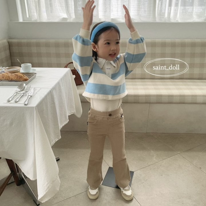 Saint Doll - Korean Children Fashion - #kidsshorts - Brushed Bootcut Pants - 3