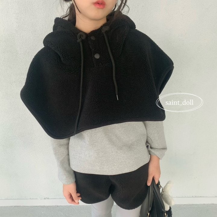 Saint Doll - Korean Children Fashion - #kidzfashiontrend - Fleece Cape - 9