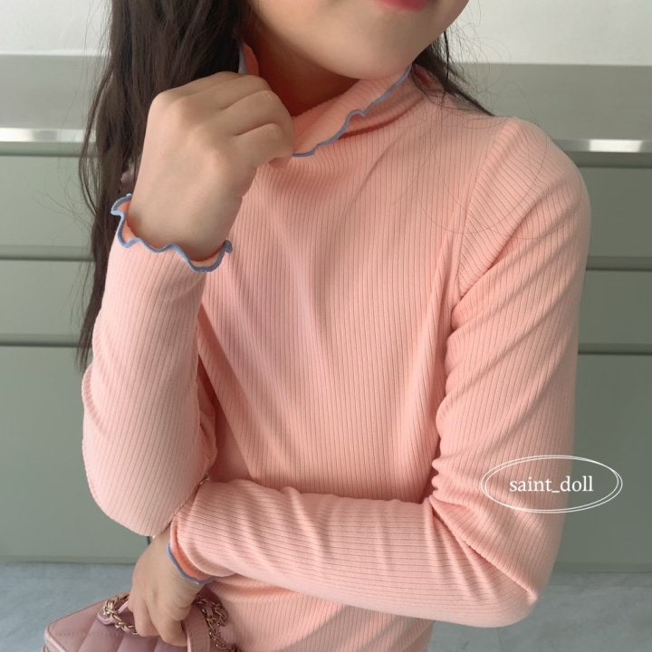 Saint Doll - Korean Children Fashion - #kidzfashiontrend - Ribbed Turtleneck One-piece - 8