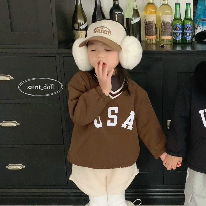 Saint Doll - Korean Children Fashion - #kidzfashiontrend - USA Sweatshirt