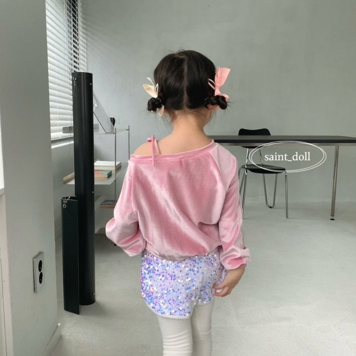 Saint Doll - Korean Children Fashion - #Kfashion4kids - Twinkle Velvet Sweatshirt - 4