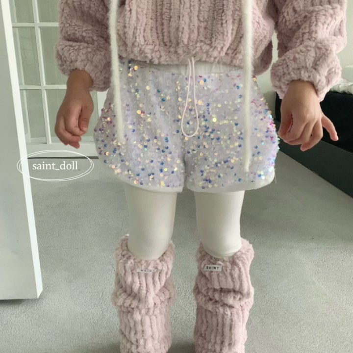 Saint Doll - Korean Children Fashion - #littlefashionista - Bling Winter Short