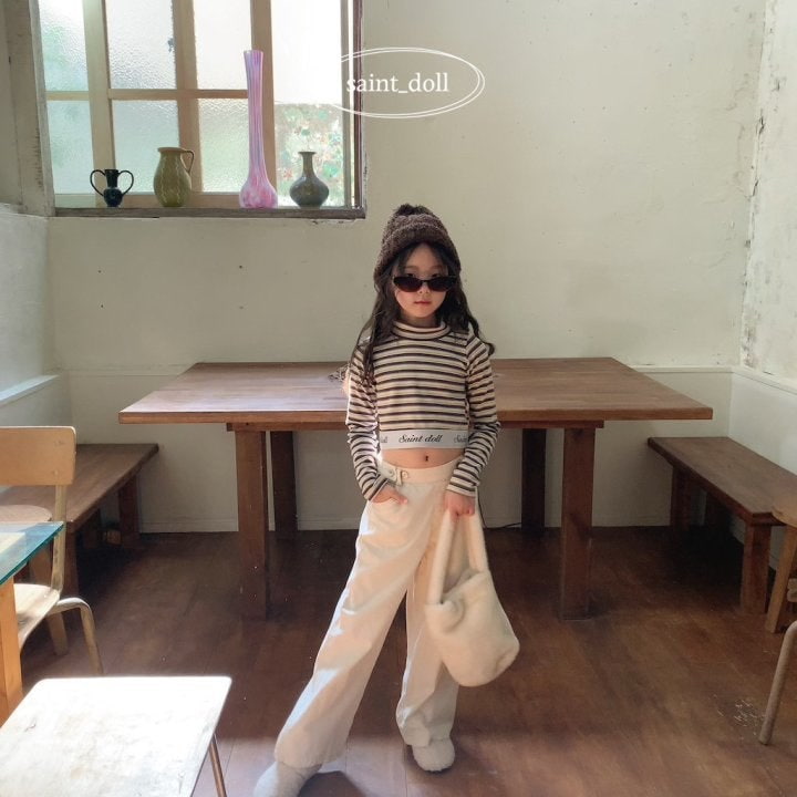 Saint Doll - Korean Children Fashion - #minifashionista - Mockneck Crop Top - 10