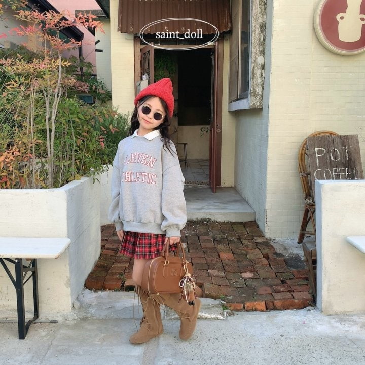 Saint Doll - Korean Children Fashion - #minifashionista - Eleven Collar Sweatshirt - 11