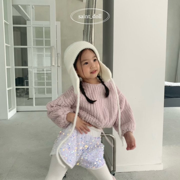 Saint Doll - Korean Children Fashion - #minifashionista - Bling Winter Short - 3