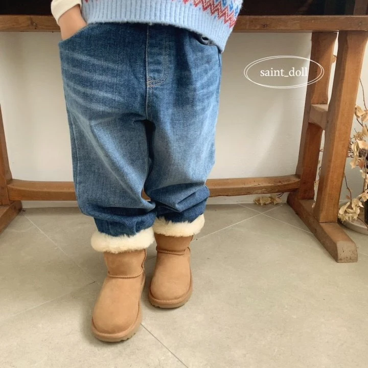 Saint Doll - Korean Children Fashion - #prettylittlegirls - Gradient Denim Pants