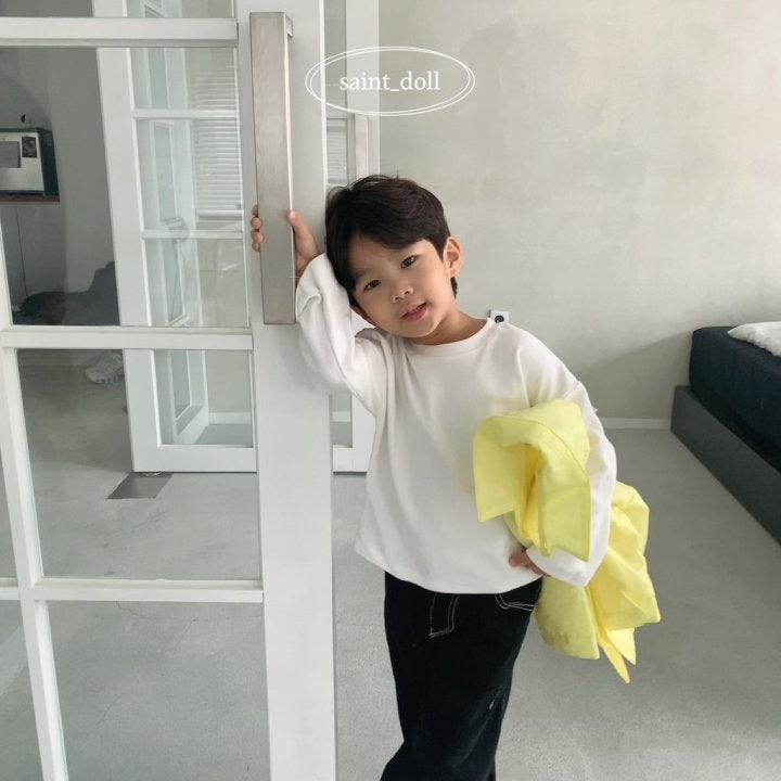 Saint Doll - Korean Children Fashion - #stylishchildhood - Thick Basic Tee - 8