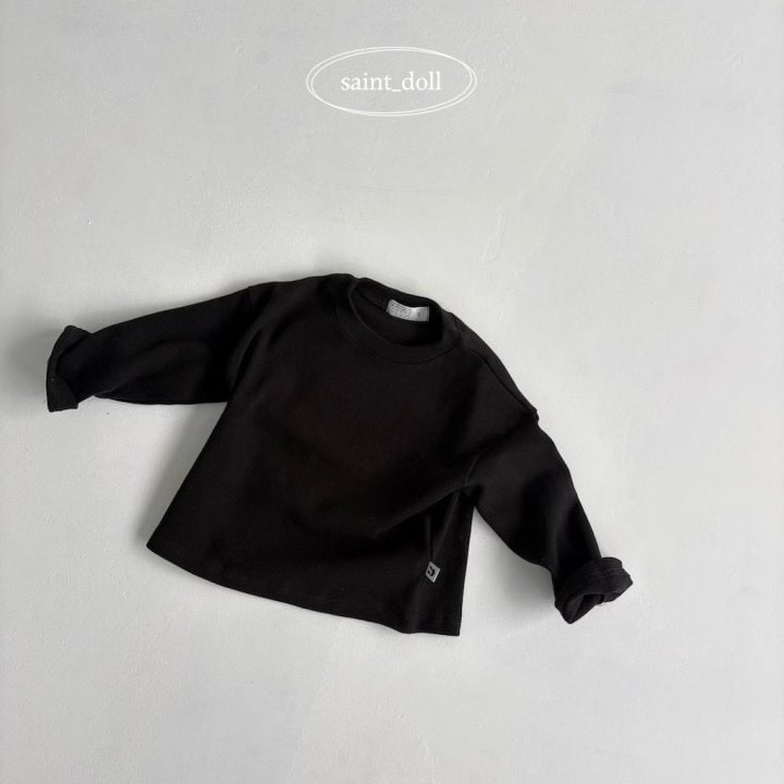 Saint Doll - Korean Children Fashion - #todddlerfashion - Thick Basic Tee - 6