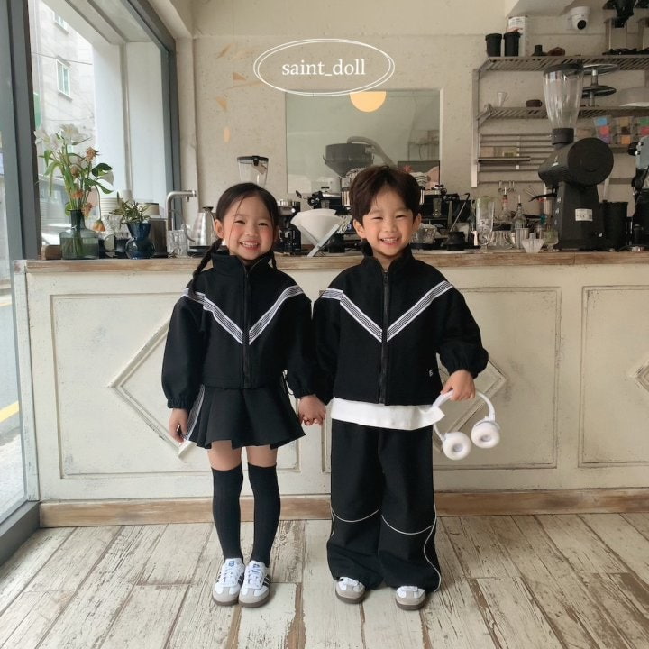 Saint Doll - Korean Children Fashion - #todddlerfashion - Valen Tape Jumper