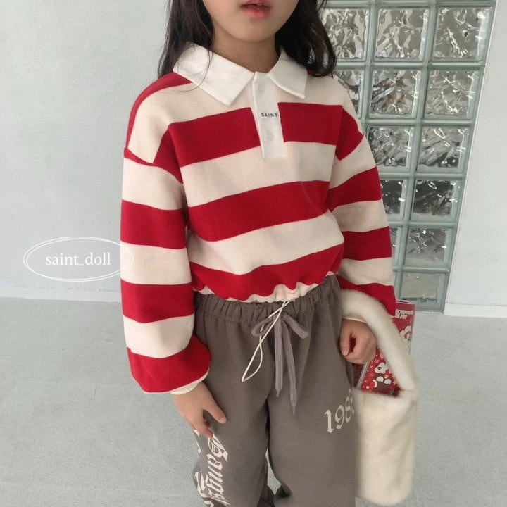 Saint Doll - Korean Children Fashion - #toddlerclothing - Willy Collar Sweatshirt - 5