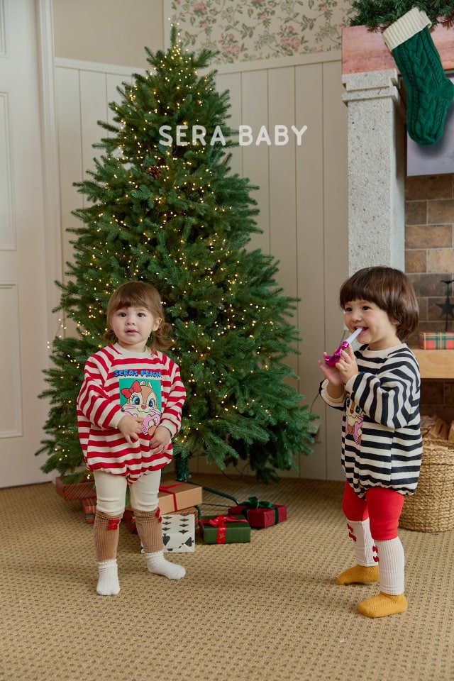 Sera - Korean Baby Fashion - #babyboutique - Bebe Candy Stripe Suit - 3