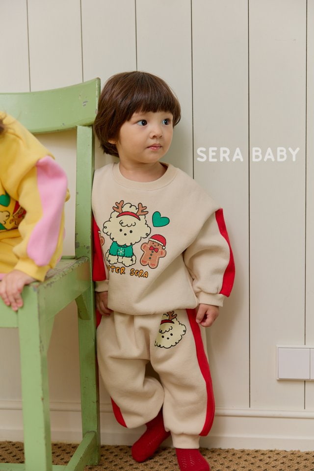 Sera - Korean Baby Fashion - #babyclothing - Bebe Cookie Poodle Top Bottom Set - 11