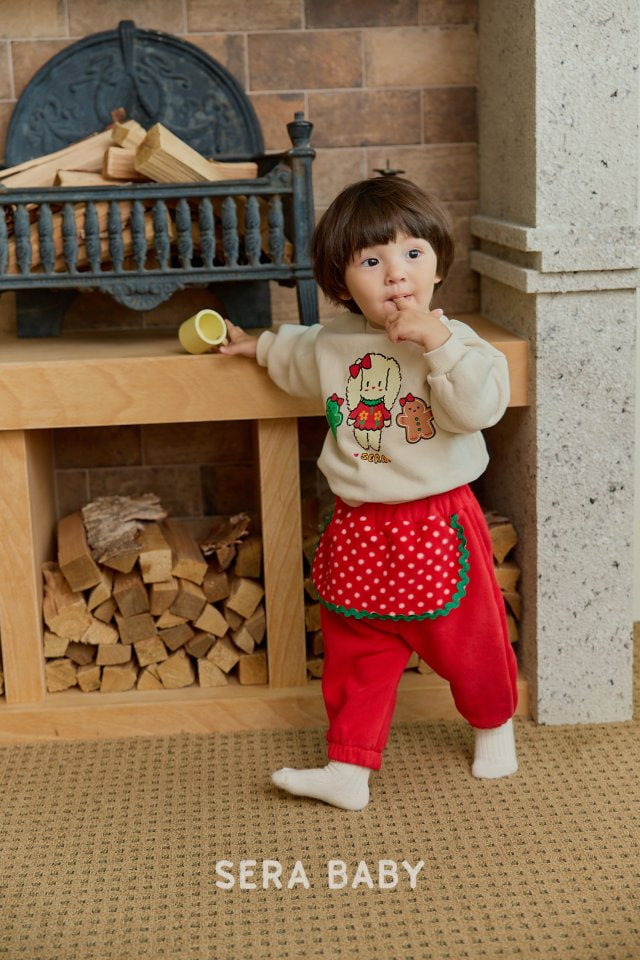 Sera - Korean Baby Fashion - #babyclothing - Bebe Apron Cookie Top Bottom Set - 9