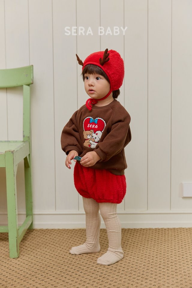 Sera - Korean Baby Fashion - #babyclothing - Bebe Winter Bloomer Top Bottom Set - 7