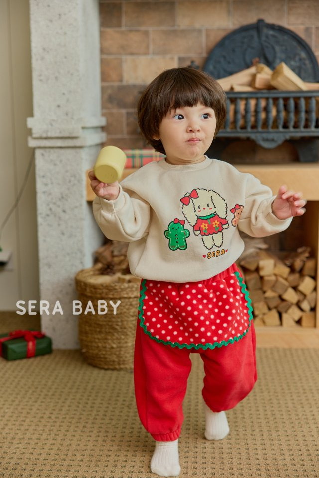 Sera - Korean Baby Fashion - #babyfever - Bebe Apron Cookie Top Bottom Set - 11