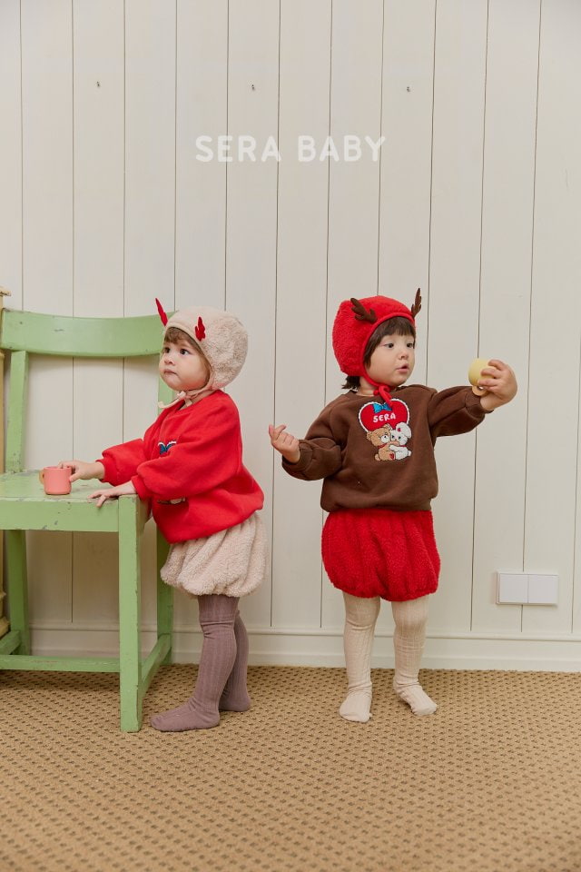 Sera - Korean Baby Fashion - #babyfever - Bebe Winter Bloomer Top Bottom Set - 9