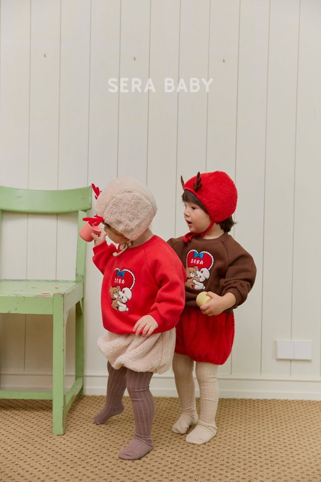 Sera - Korean Baby Fashion - #babygirlfashion - Bebe Winter Bloomer Top Bottom Set - 10