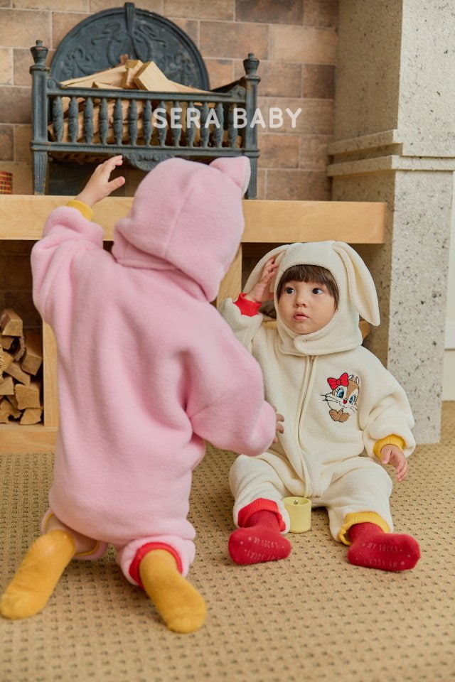 Sera - Korean Baby Fashion - #babyootd - Bebe Rabbit Winter Suit Hat Set - 8