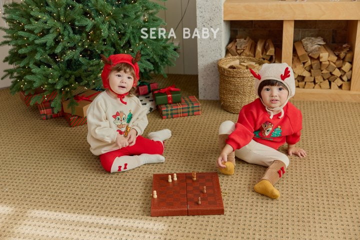 Sera - Korean Baby Fashion - #babyoutfit - Bebe Heart Squirrel Long Tee - 7