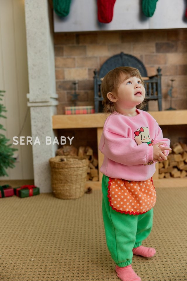 Sera - Korean Baby Fashion - #onlinebabyshop - Bebe Apron Cookie Top Bottom Set - 5